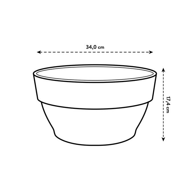 vibia campana schale 34cm living beton